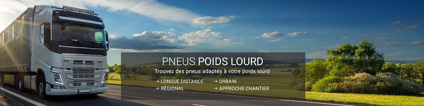 Pneus poids lourd - Transport, passagers, construction
