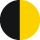 Bande de roulement noir, flancs jaune