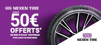 NEXEN| Jusqu'à 50€ offerts*