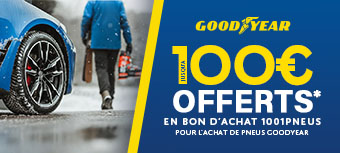 GOODYEAR | Jusqu'à 100€ offerts* 